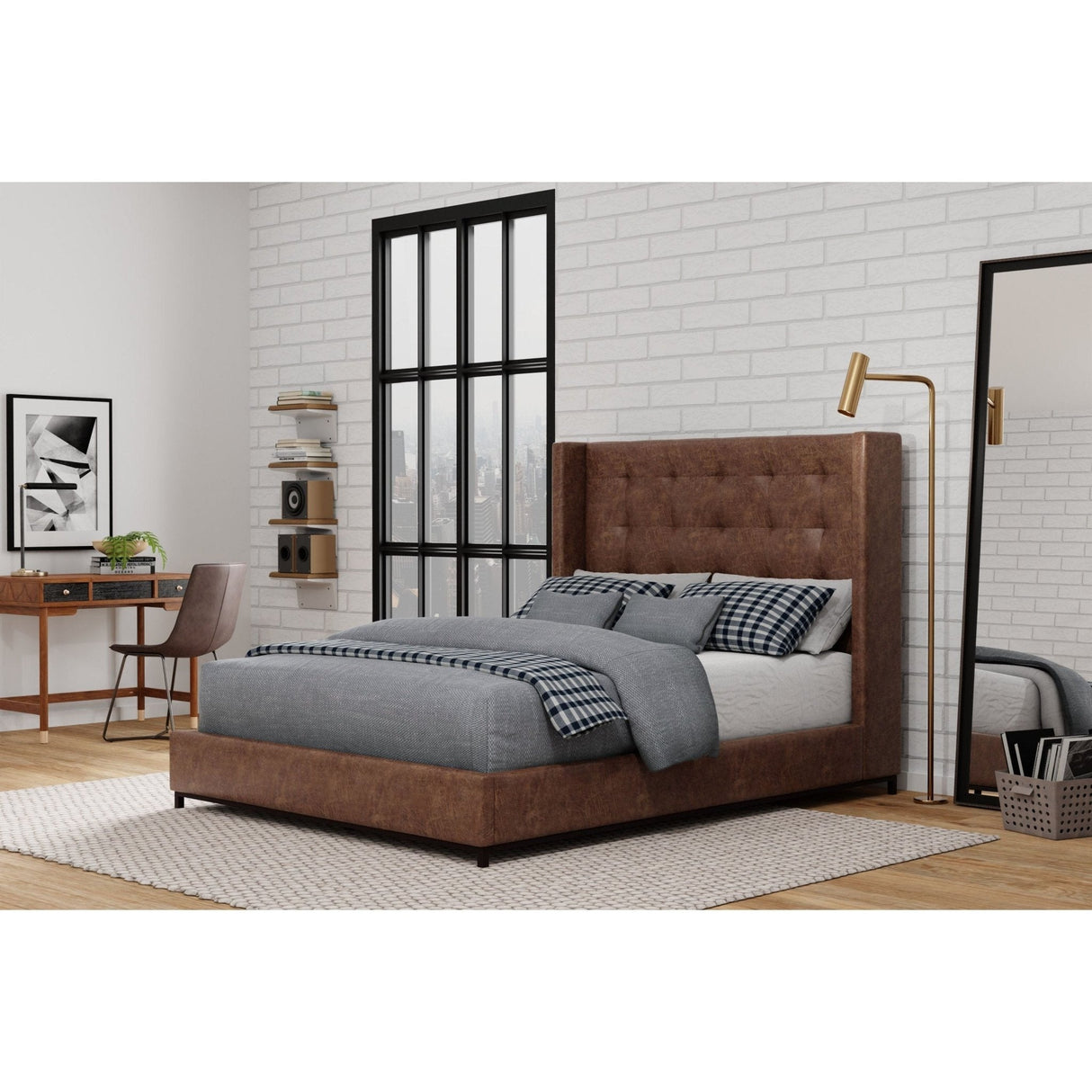 Mundo Platform Bed-Beds-Parc Decor