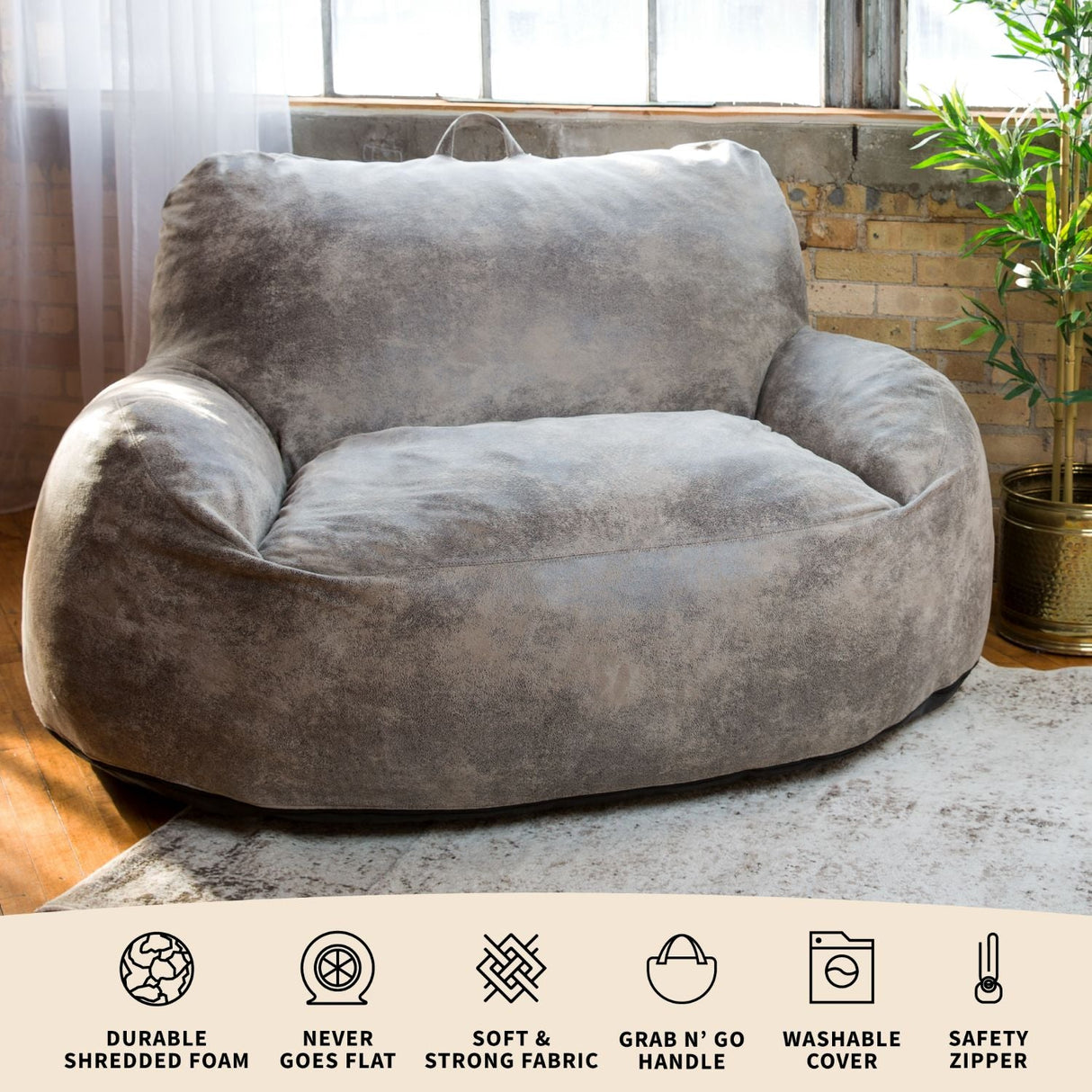 Nestle Loveseat-foam filled-Parc Decor