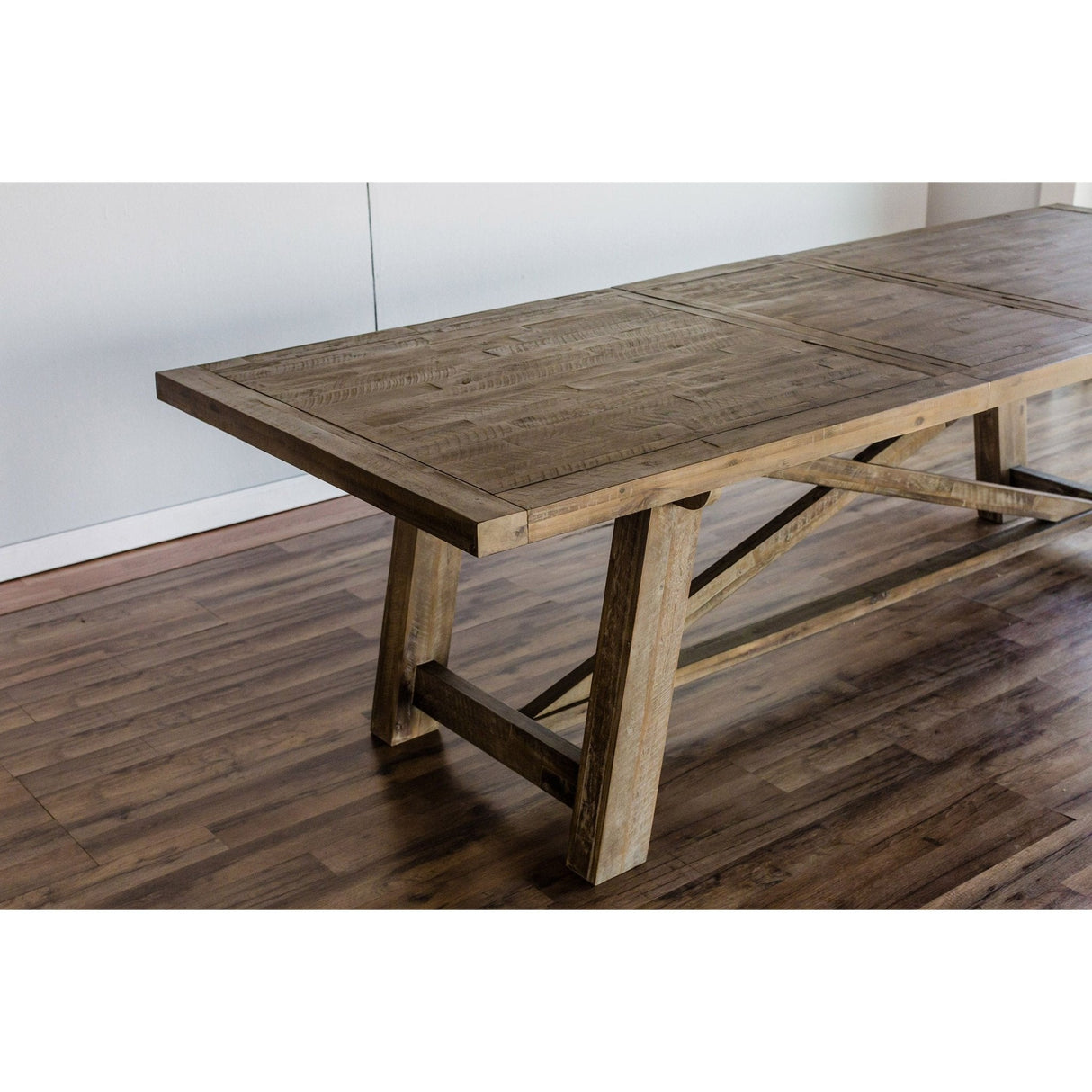 Newberry Rectangular Dining Table, Weathered Natural-Dining Tables-Parc Decor