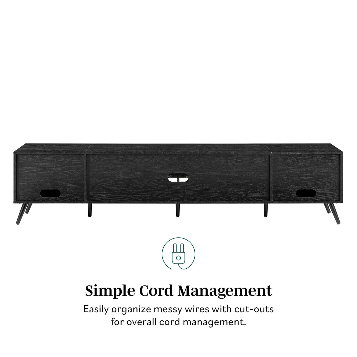 Noah Mid-Century Modern Angular TV Stand Collection-Entertainment-Parc Decor