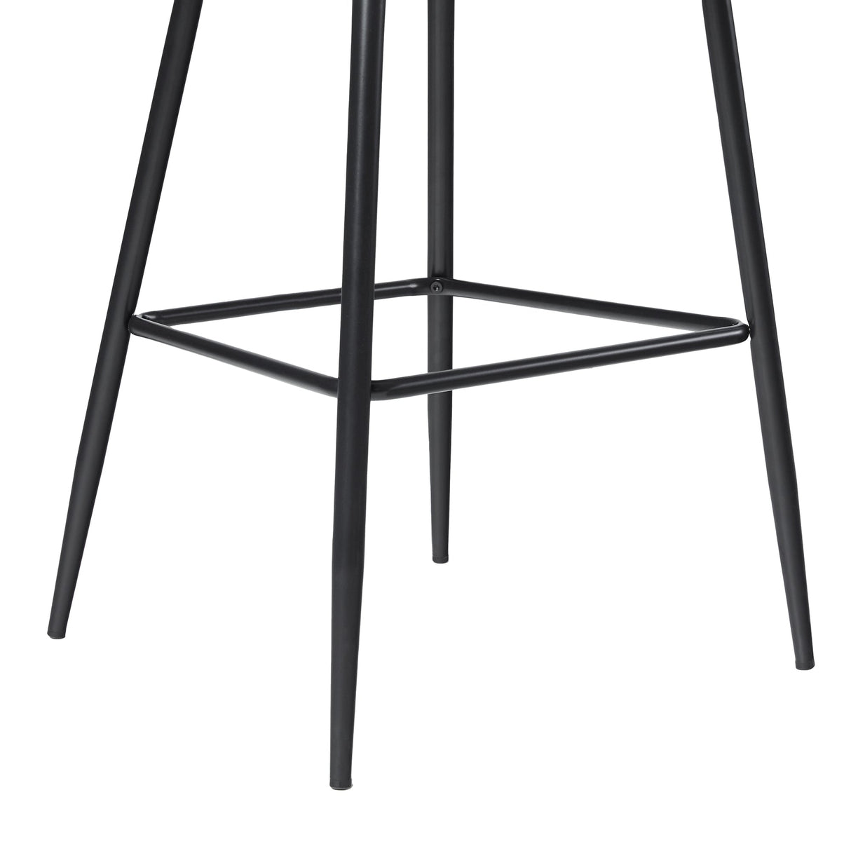 O Modern 2-Piece Minimalist Upholstered Bar Stool Set of 2-Dining / Kitchen-Parc Decor