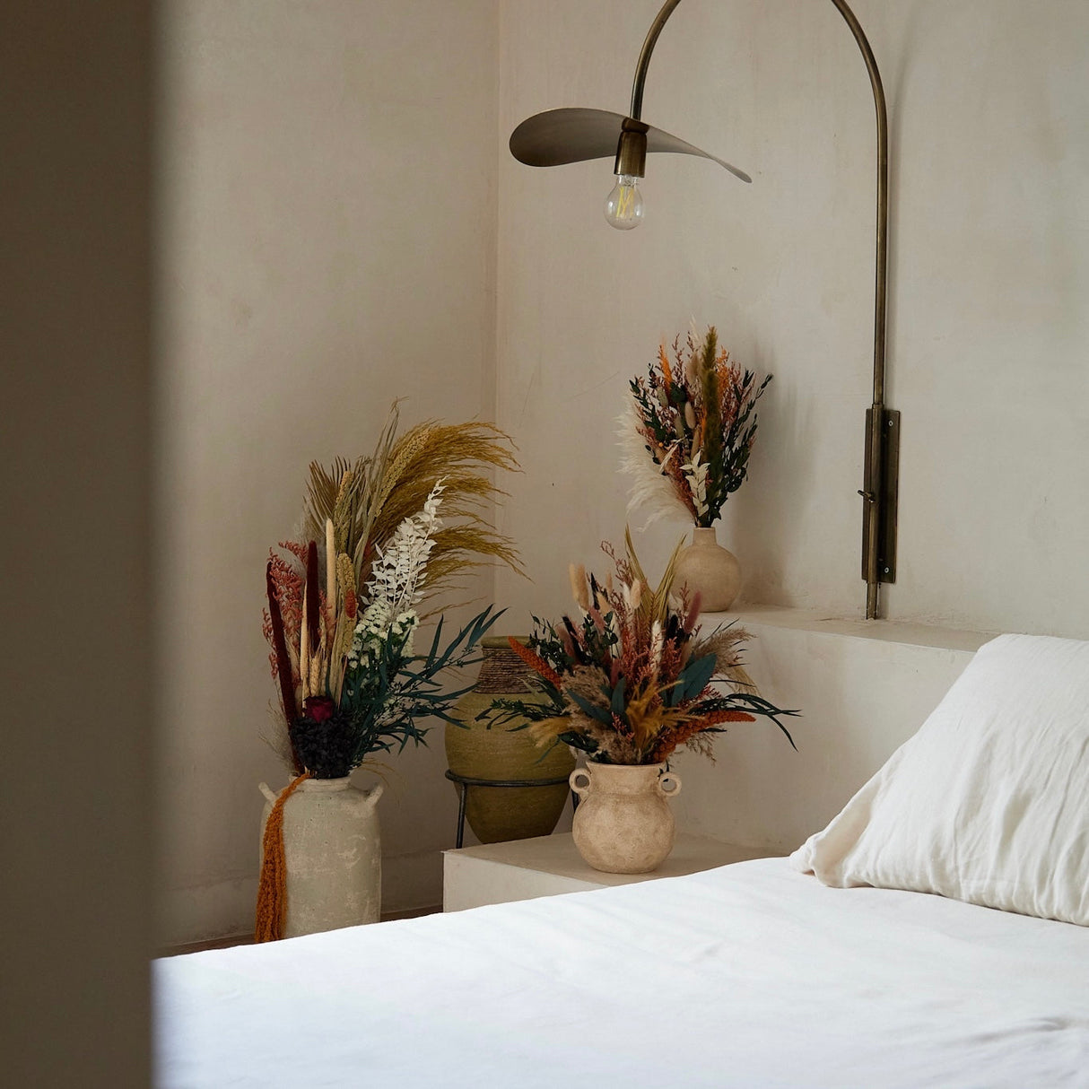 Oasis Bouquet in Binx Vase-dried bouquet-Parc Decor