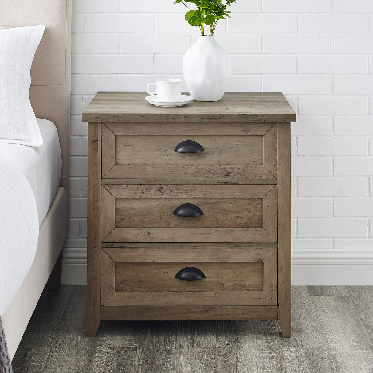 Odette Transitional Farmhouse Nightstand