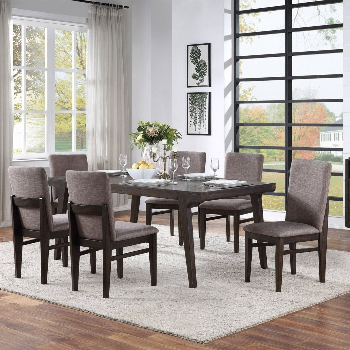 Olejo Dining Table, Chocolate