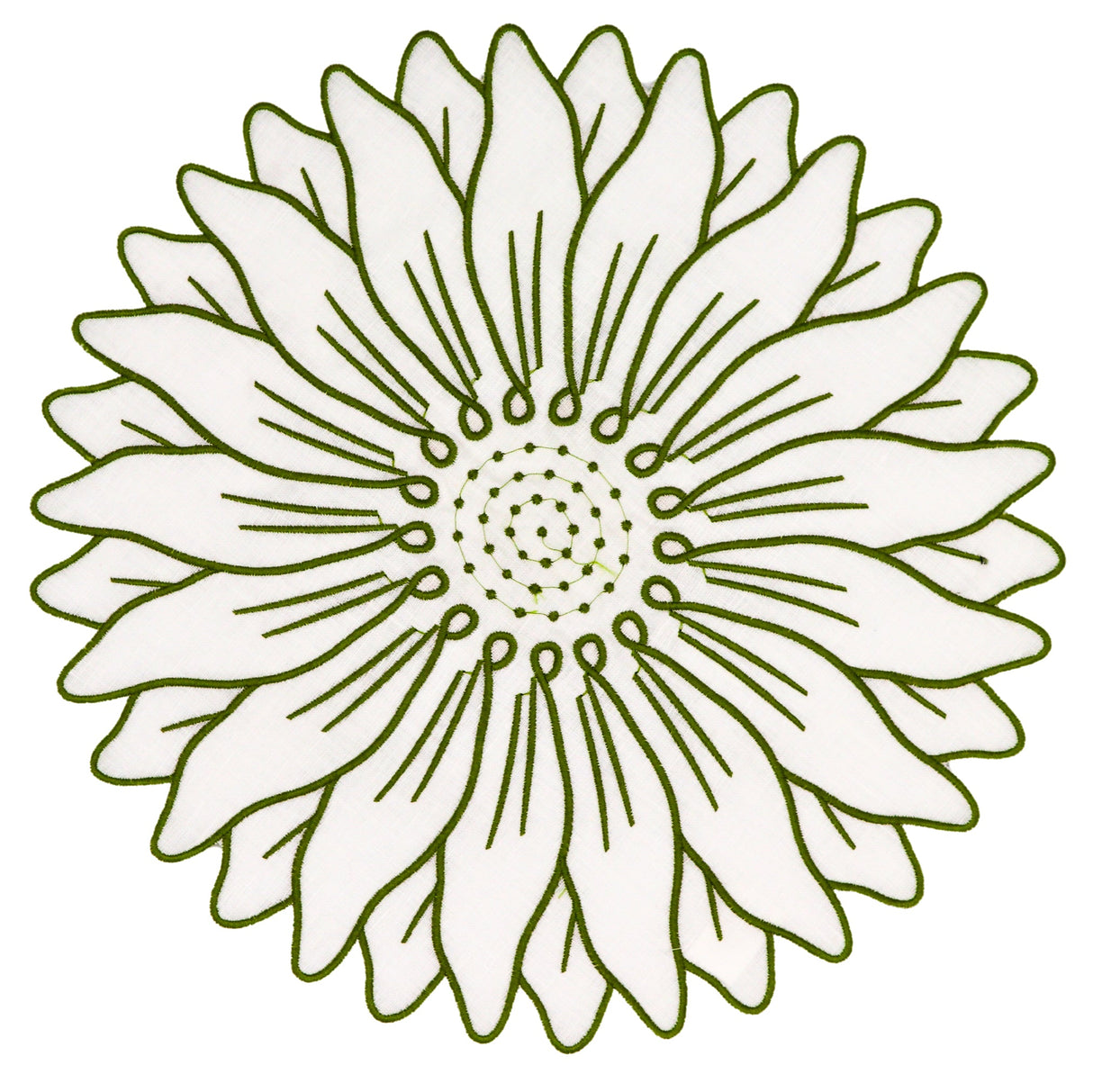 Olive Bloom Placemat - Case of 12 Placemats-Placemat-Parc Decor