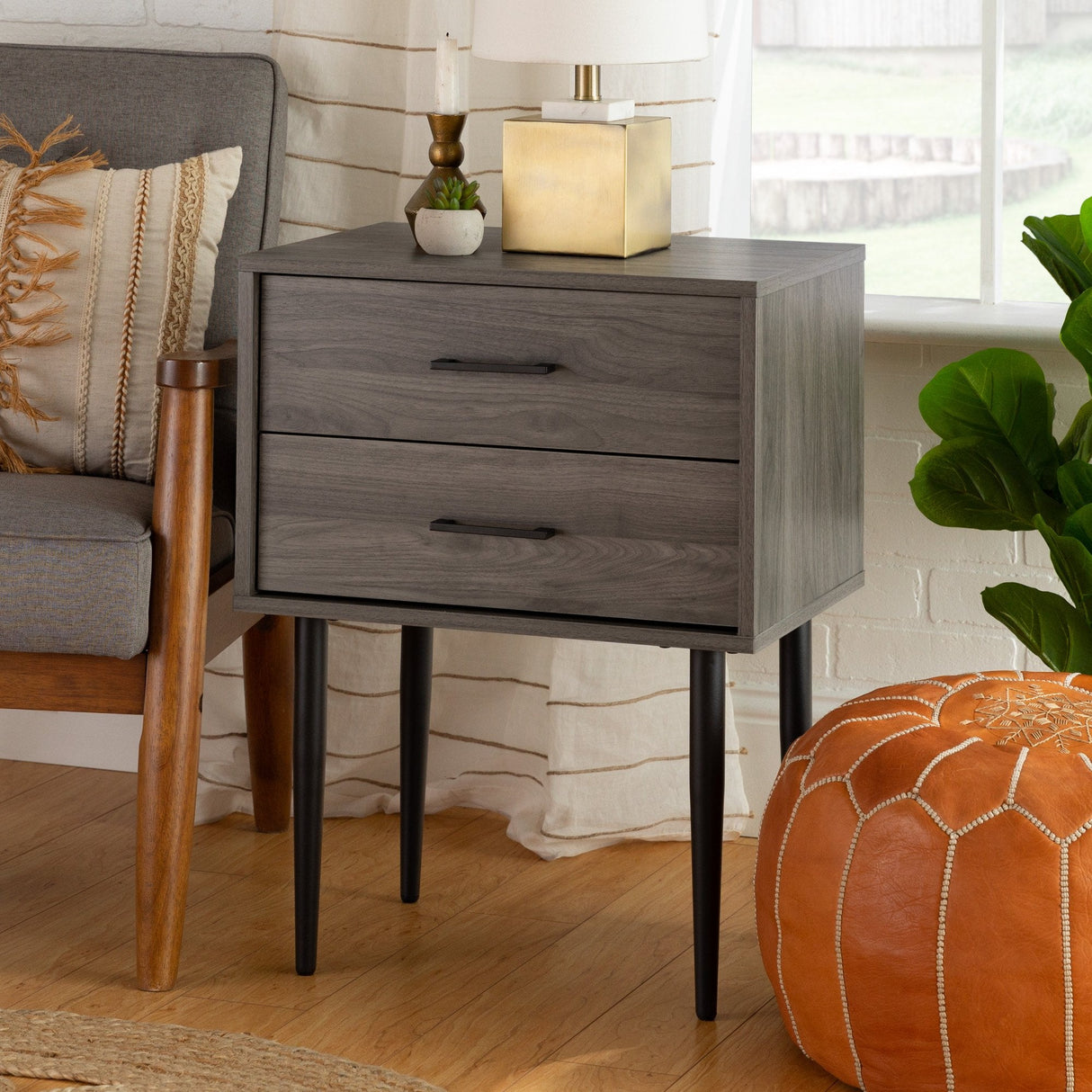 Olivia Nightstand / Side Table-Occasional-Parc Decor