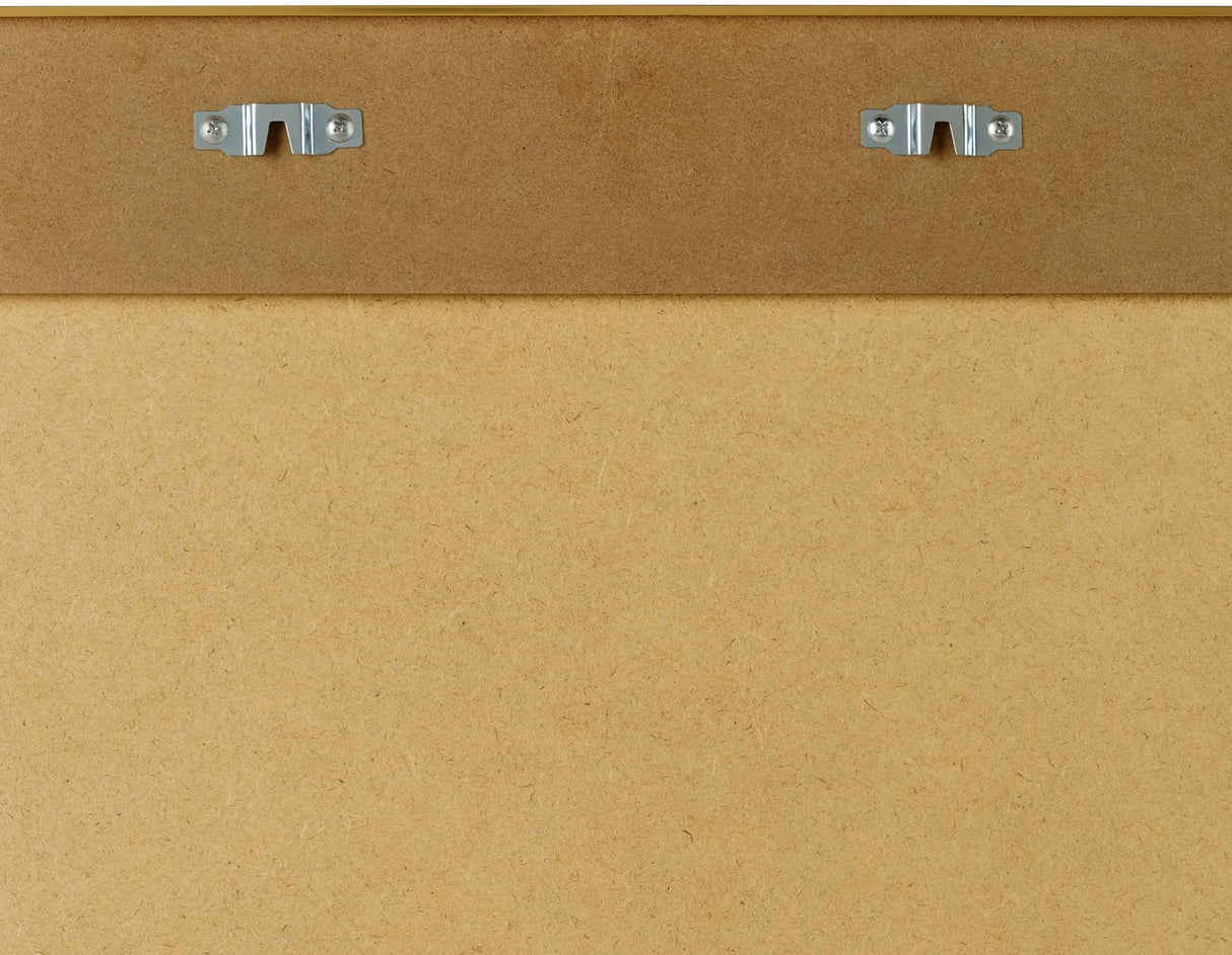 Orbassano Gold Frame Round Mirror-Mirrors-Parc Decor