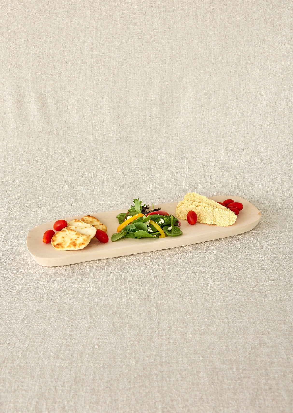 Organic Wooden Rectangle Bread Platter-Décor-Parc Decor