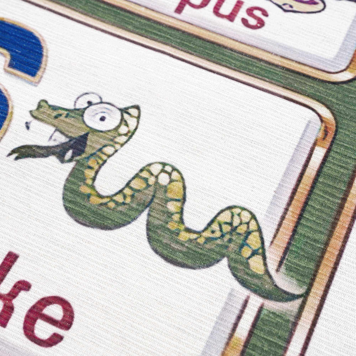 Osric Colorful Alphabet Washable Kids Rug - Clearance-Rugs-Parc Decor