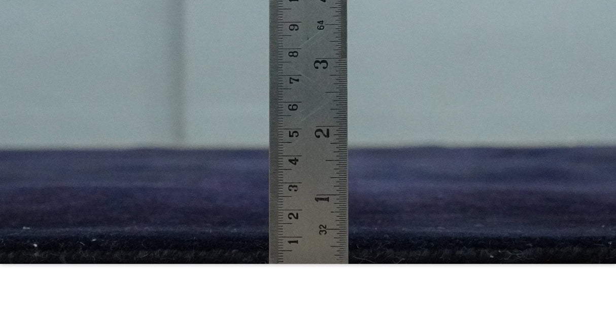 Overdyed Royal Dark Purple Hand Knotted 8x10 Traditional Oushak Design Wool Accent Rug | N362810-Area Rug-Parc Decor