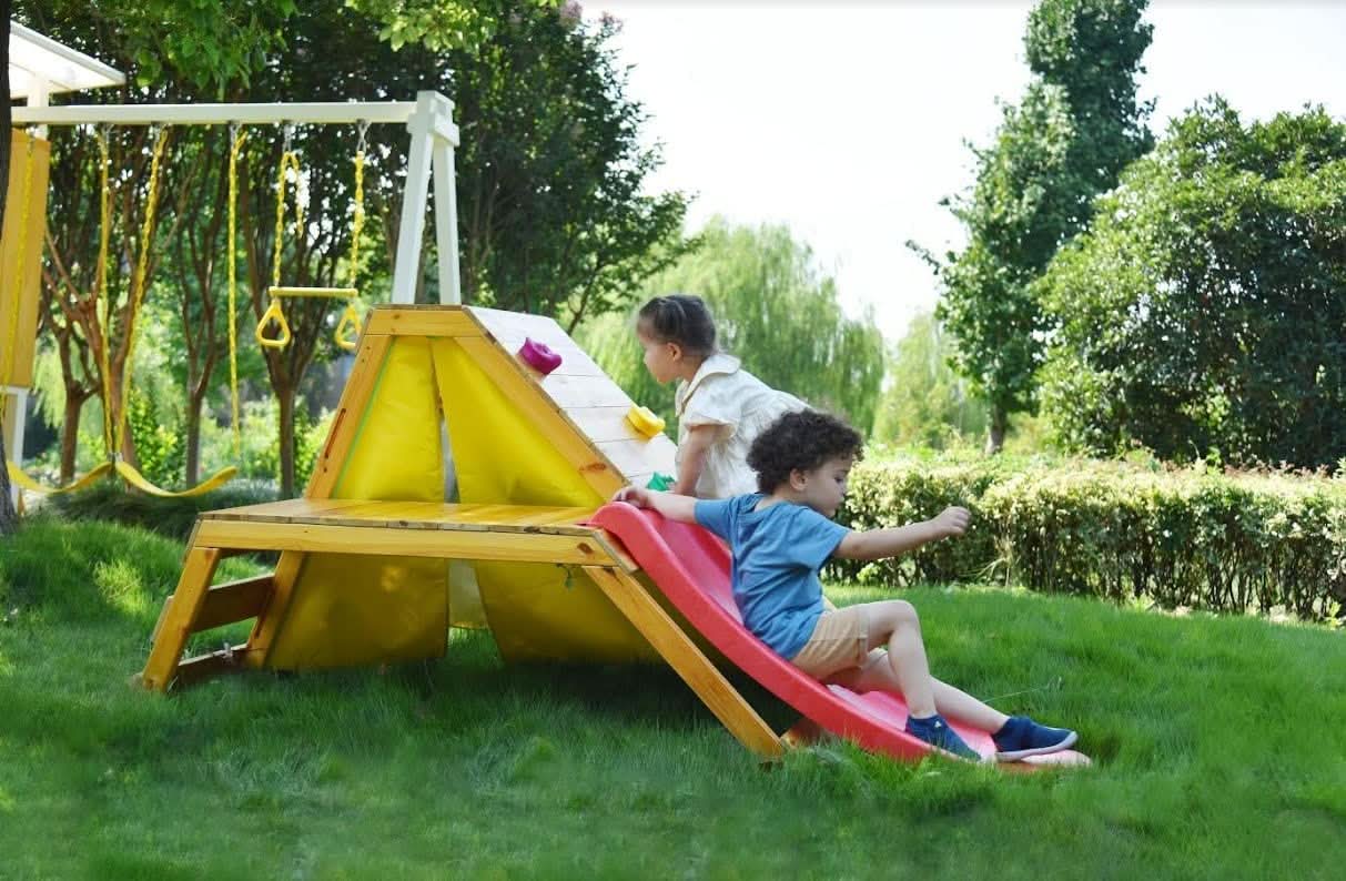 Palm - 5-in-1 Outdoor and Indoor Playground Playset-Outdoor-Parc Decor