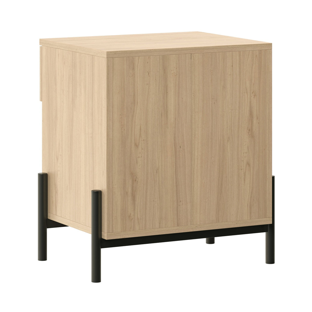 Paris Modern Scandinavian Reeded Nightstand-Bedroom-Parc Decor