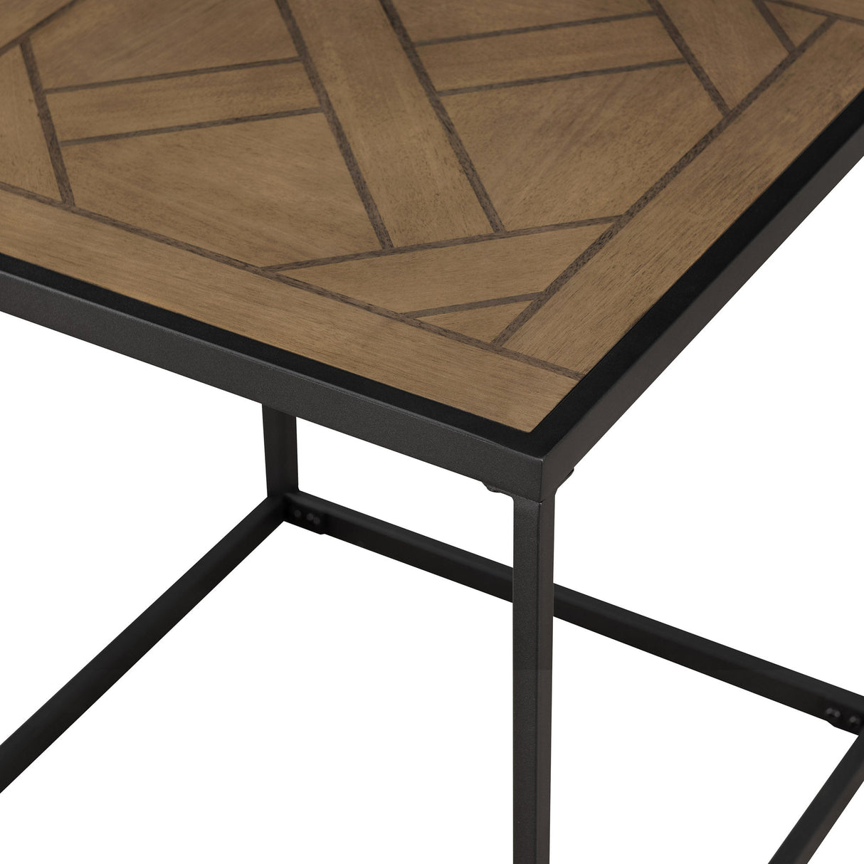 Parquet 20" Square Side Table-Occasional-Parc Decor