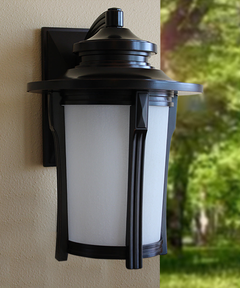 Pedigree Collection Autumn Haze 1 Light Outdoor Large Wall Lantern 17"H by Progress-Outdoor Wall Light-Parc Decor
