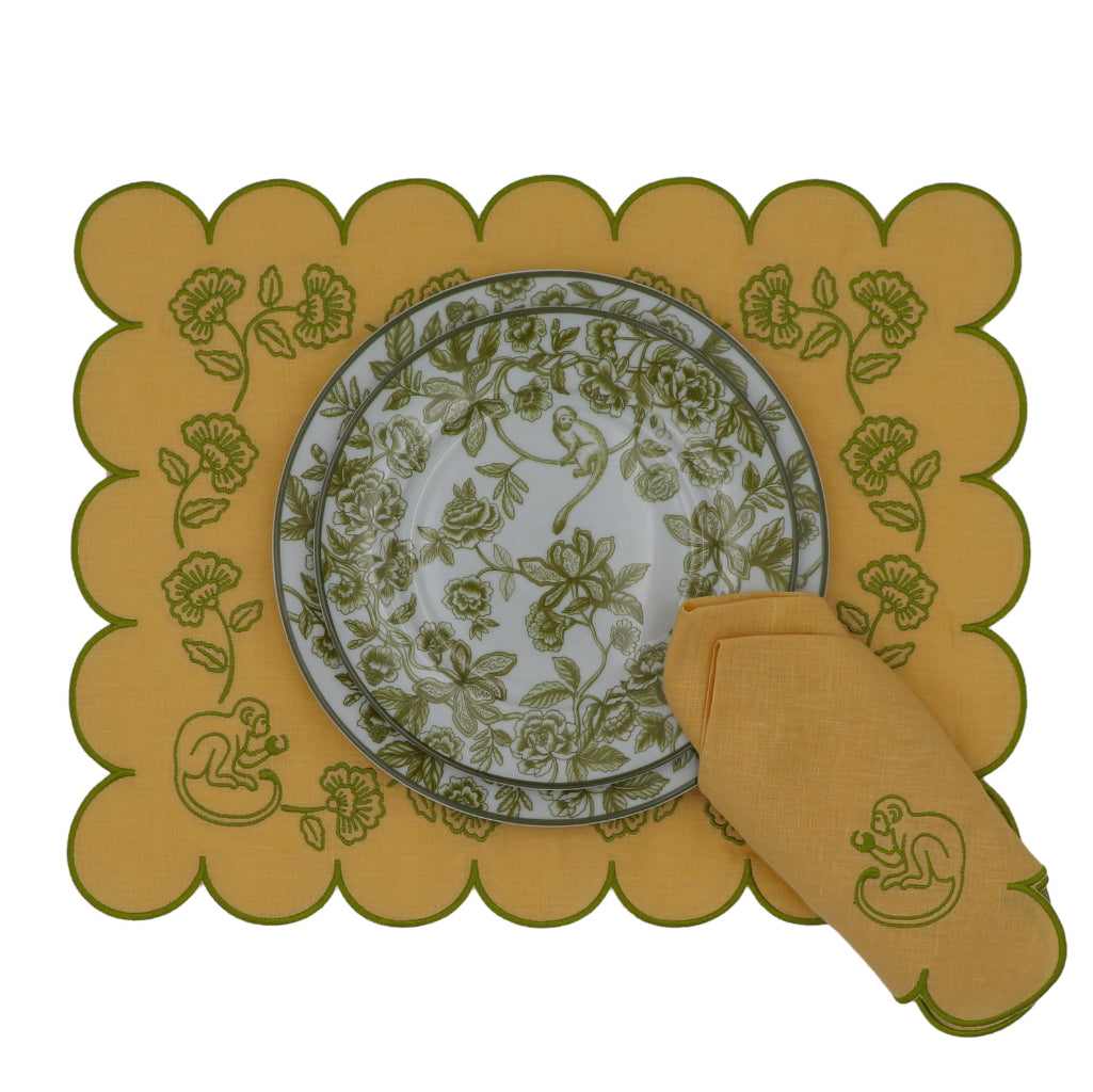 Pembroke Safari Porcelain Dinner Plates – Set of 4 (+1 Bonus Plate)