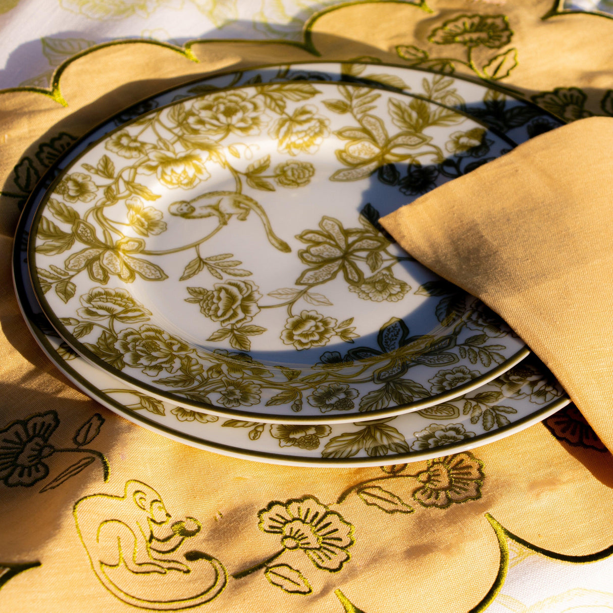 Pembroke Safari Starter Plate - Set of 4 (+1 Bonus Plate)-Starter Plate-Parc Decor