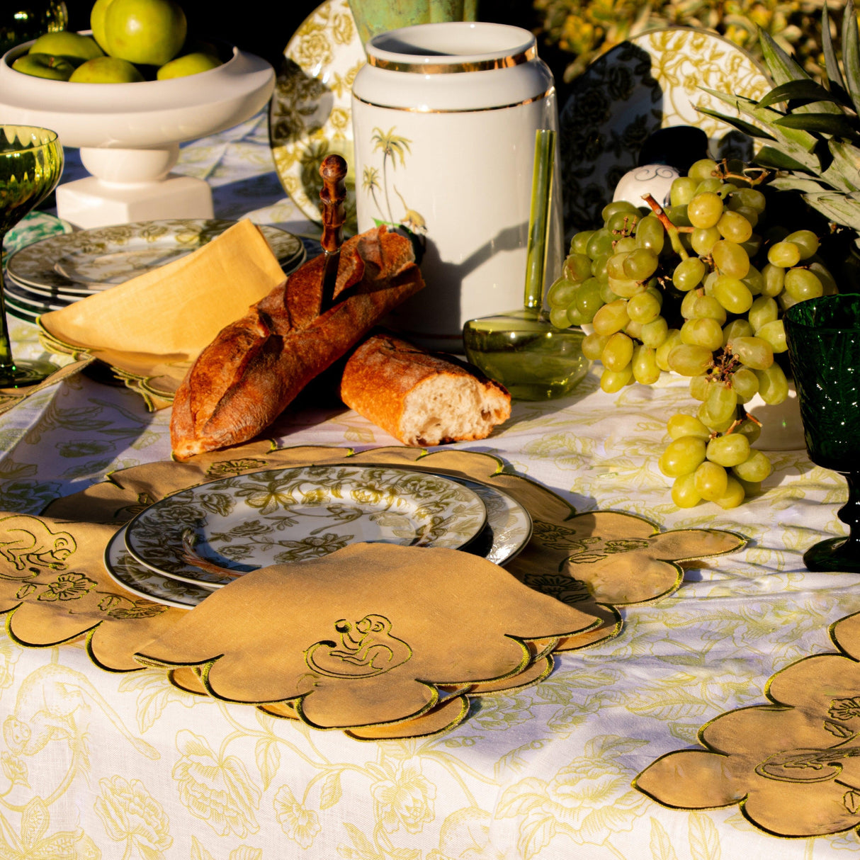 Pembroke Safari Starter Plate - Set of 4 (+1 Bonus Plate)-Starter Plate-Parc Decor