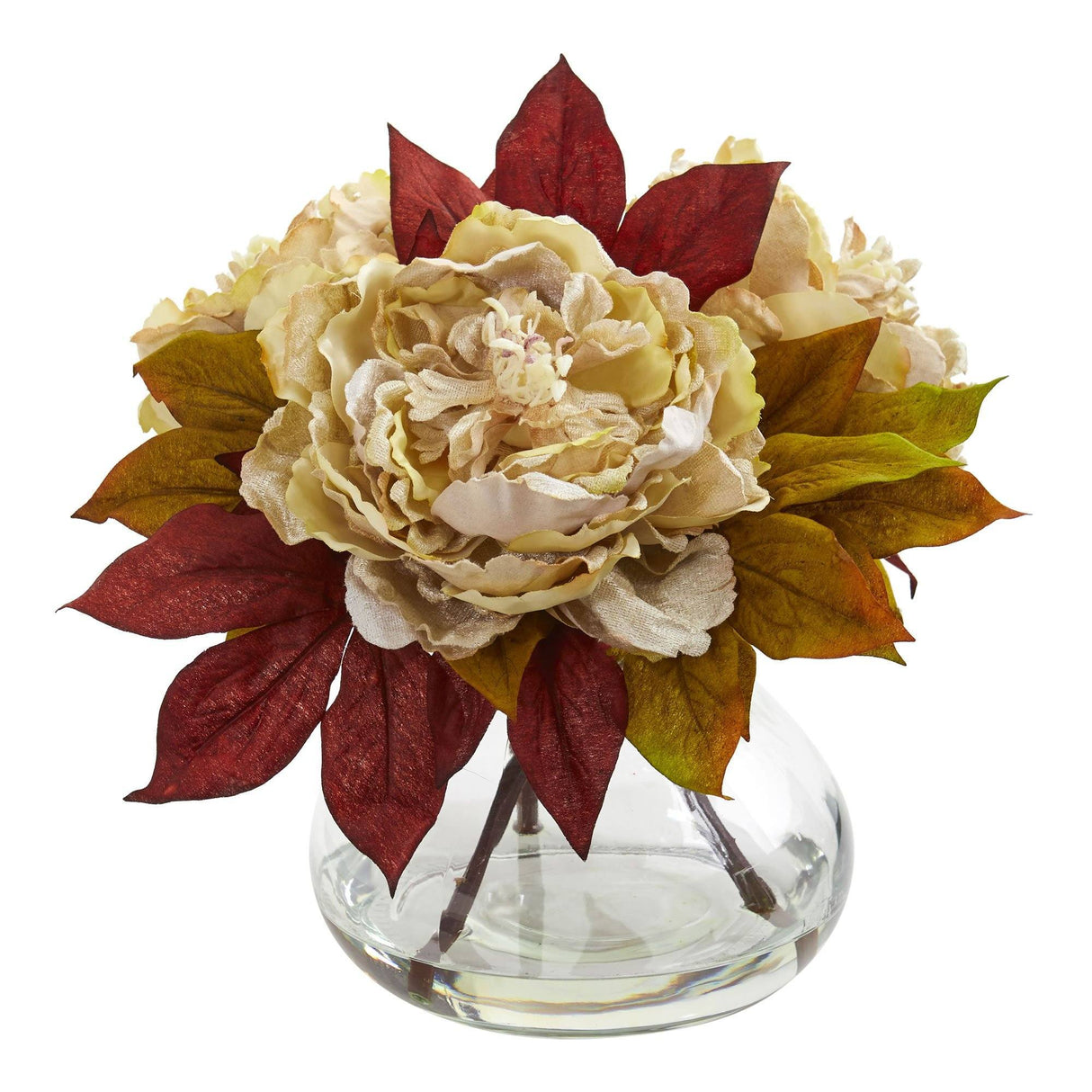 Peony Artificial Arrangement-Arrangement-Parc Decor