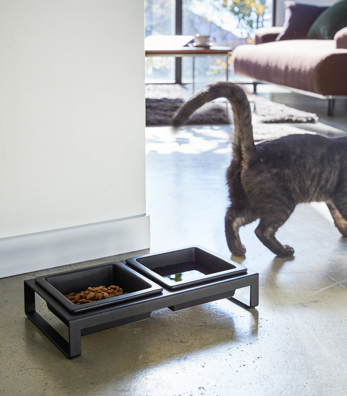 Pet Food Bowl - Steel + Ceramic-Pets-Parc Decor
