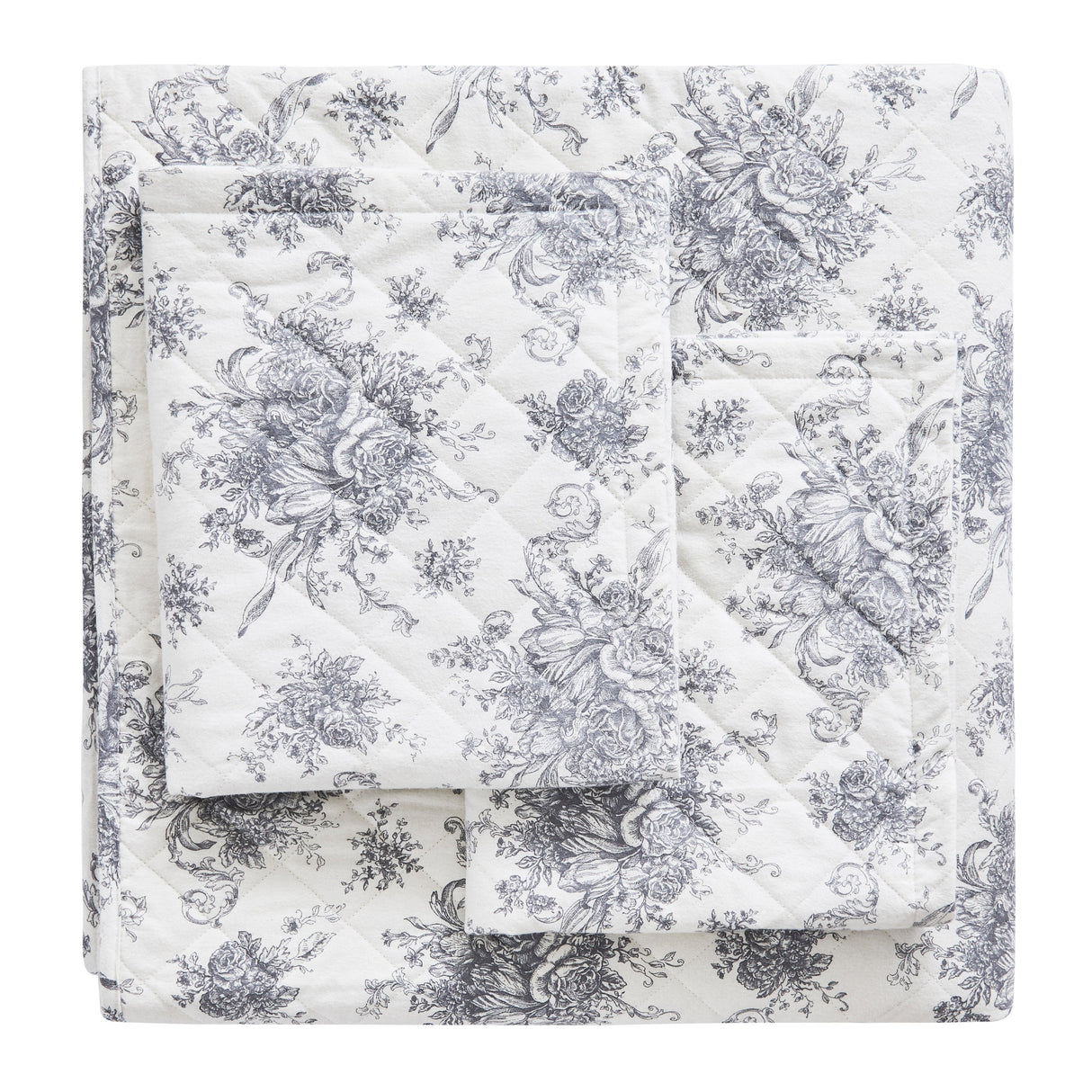Petit Toile Cotton Flannel Quilt Set-Quilt-Parc Decor