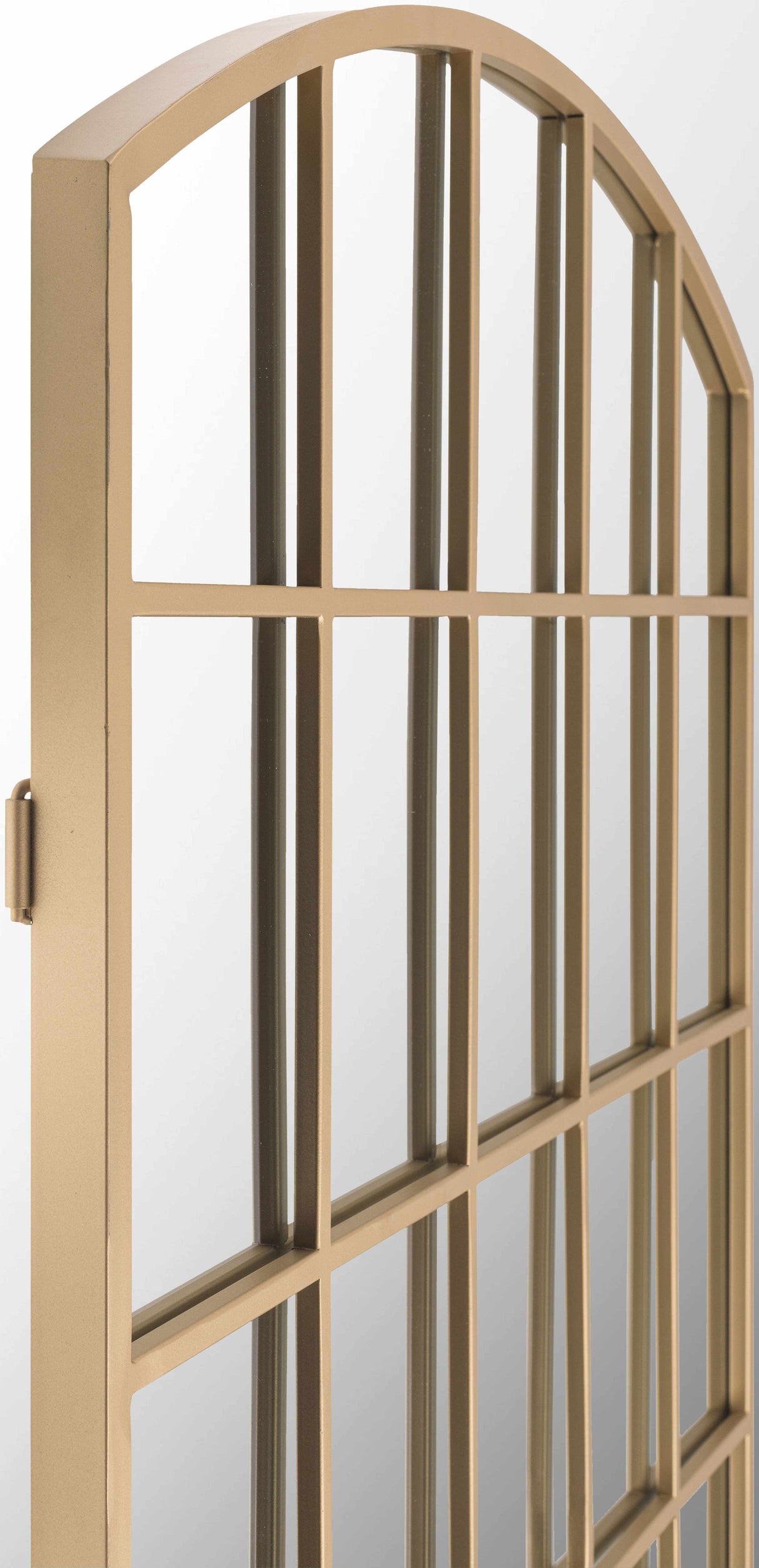 Pisignano Gold Caged Mirror-Mirrors-Parc Decor