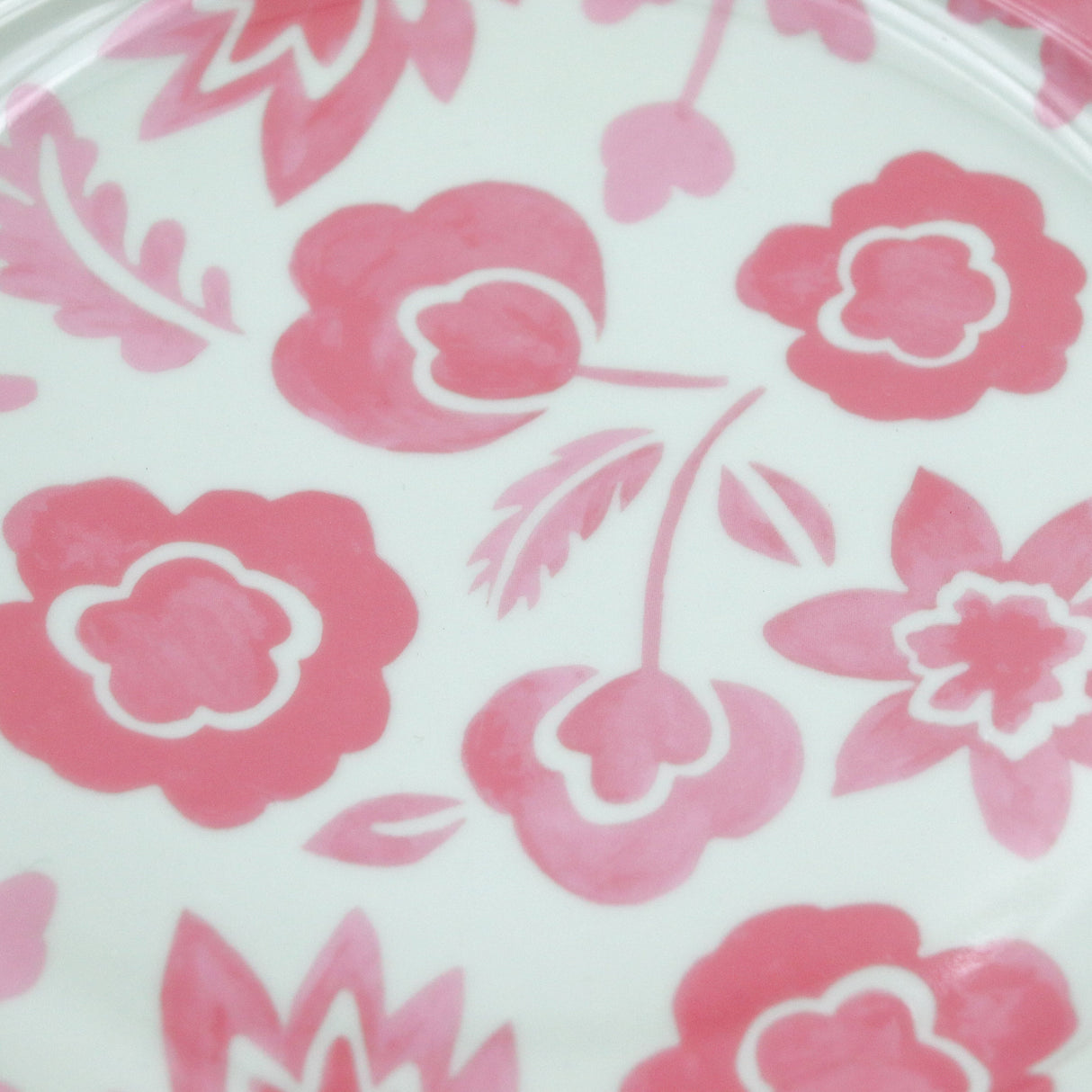 Pistachio & Lychee Leaf Dinner Plate - Set of 4 (+1 Bonus Plate)-Dinner Plate-Parc Decor