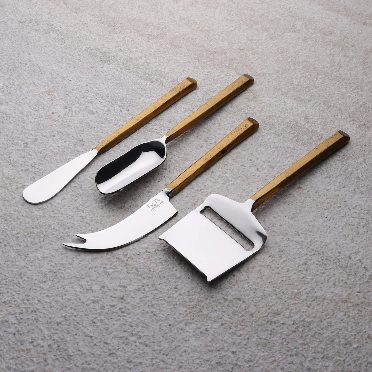 PLATEAU CHEESE TOOLS 4 PC. SET-CHEESE ACCESSORIES-Parc Decor