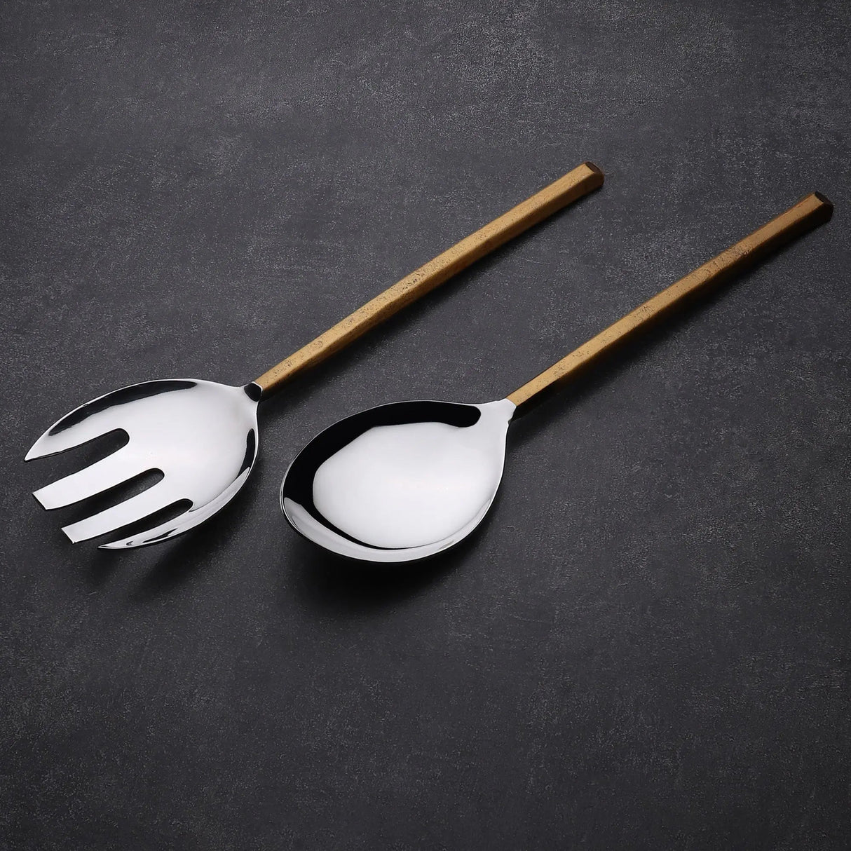 PLATEAU SALAD SERVING 2 PC. SET-serveware-Parc Decor