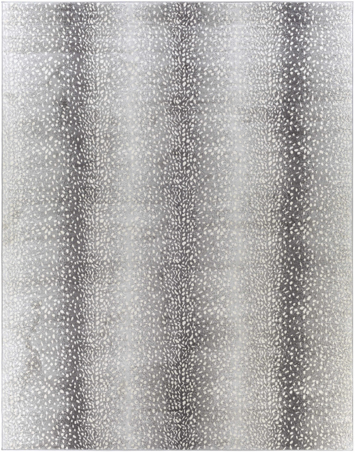 Pointblank Black&Gray Antelope Print Rug-Rugs-Parc Decor