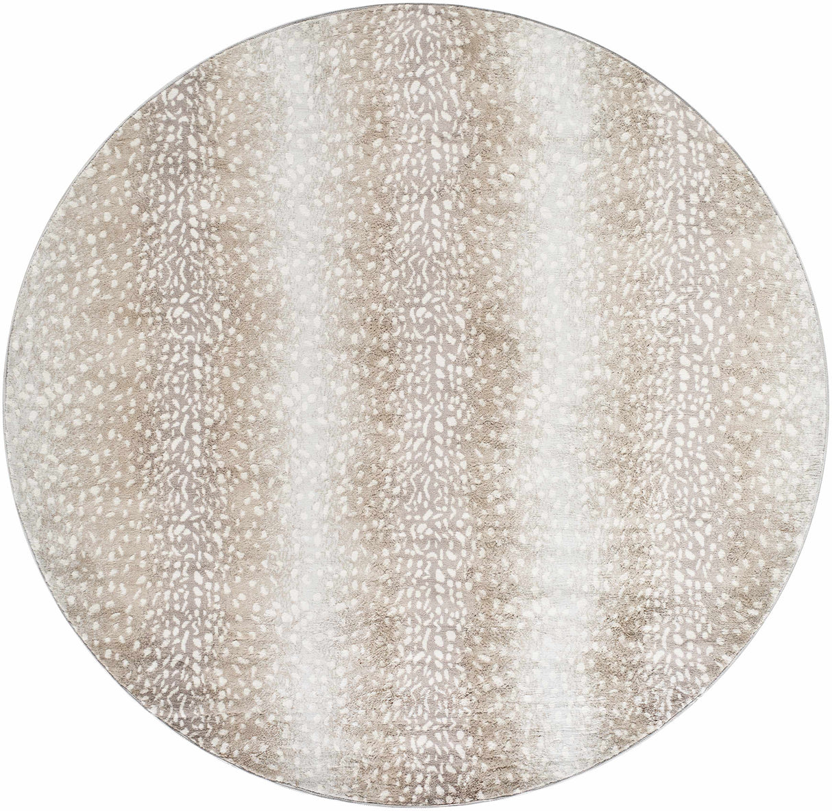Pointblank Tan Leopard Print Rug-Rugs-Parc Decor