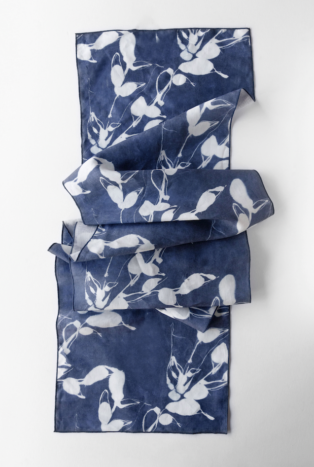 Porto Print in Indigo Runner-Runners-Parc Decor