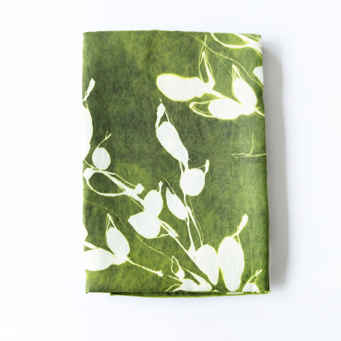 Porto Print in Olive Tablecloth-Tablecloth-Parc Decor