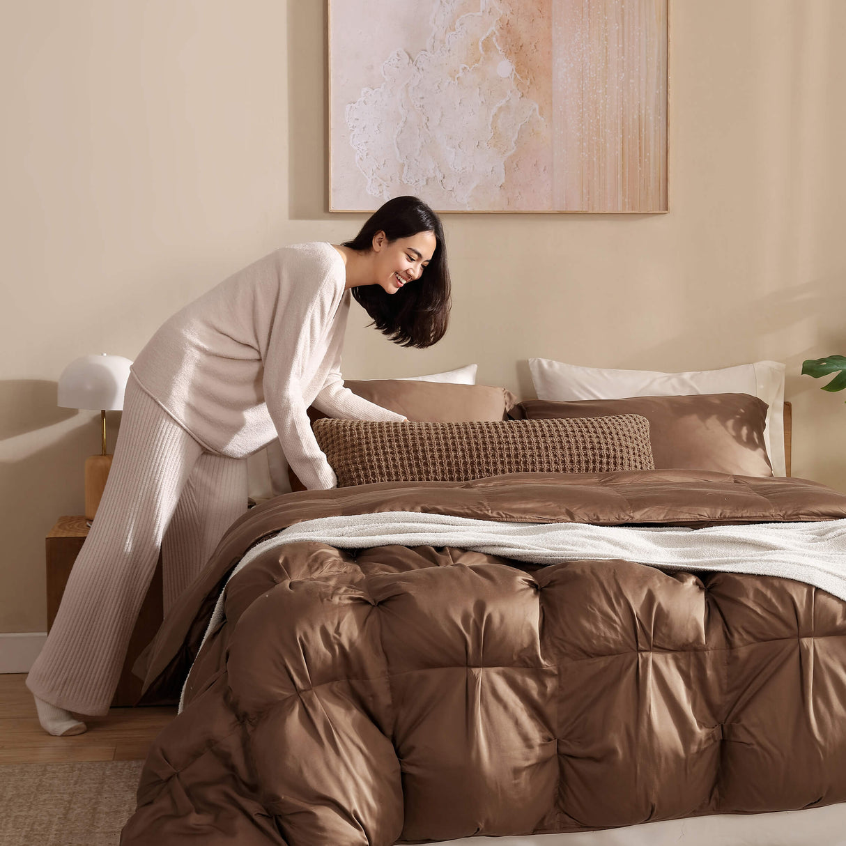 Premium Bamboo Viscose Bubble Comforter