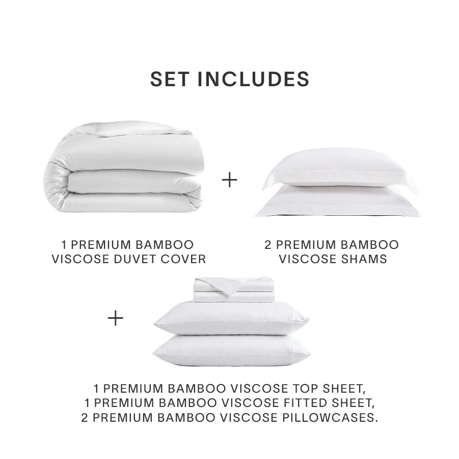 Premium Bamboo Viscose Duvet Move In Bundle