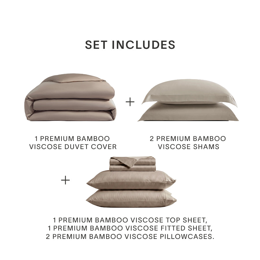 Premium Bamboo Viscose Duvet Move In Bundle
