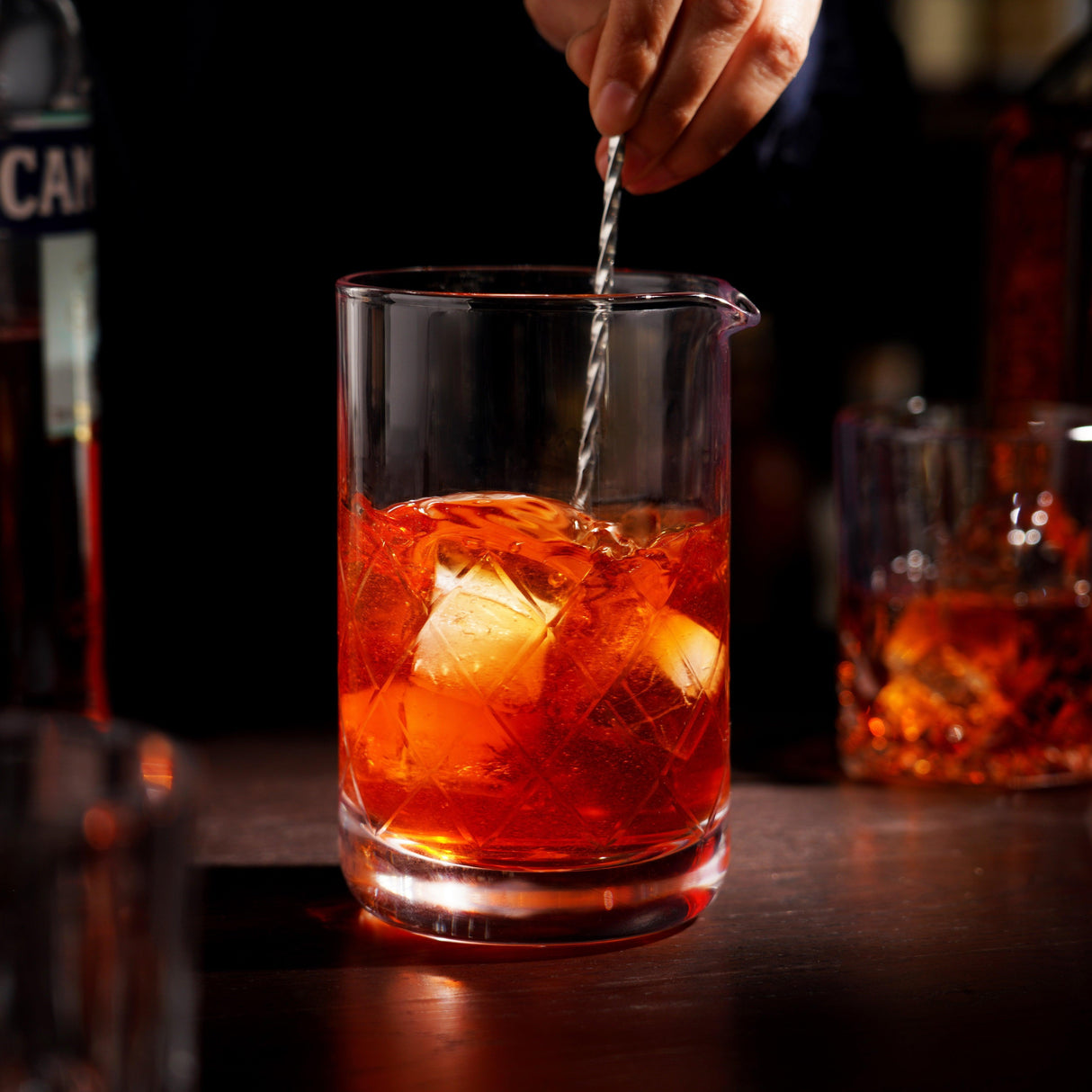 Professional Crystal Mixing Glass