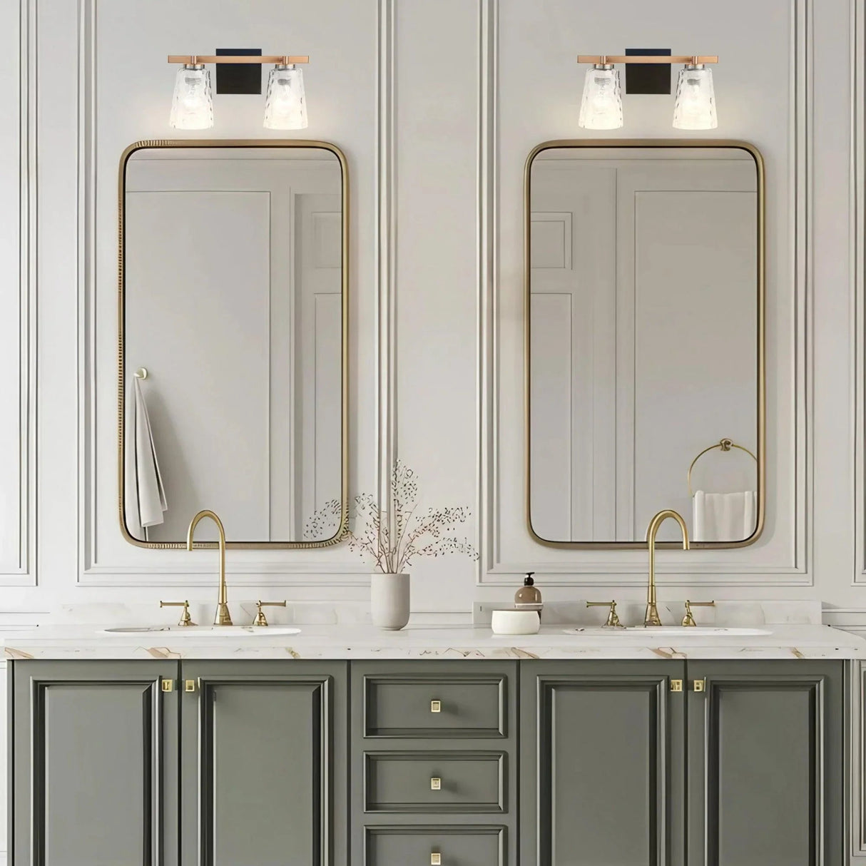 Radiance Modern 2-Light Dimmable Vanity Light