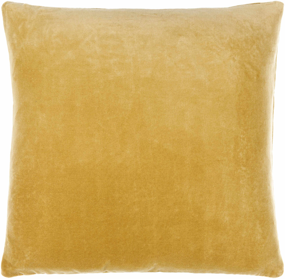 Rahiq Yellow Border Cotton Throw Pillow-Throw Pillows-Parc Decor