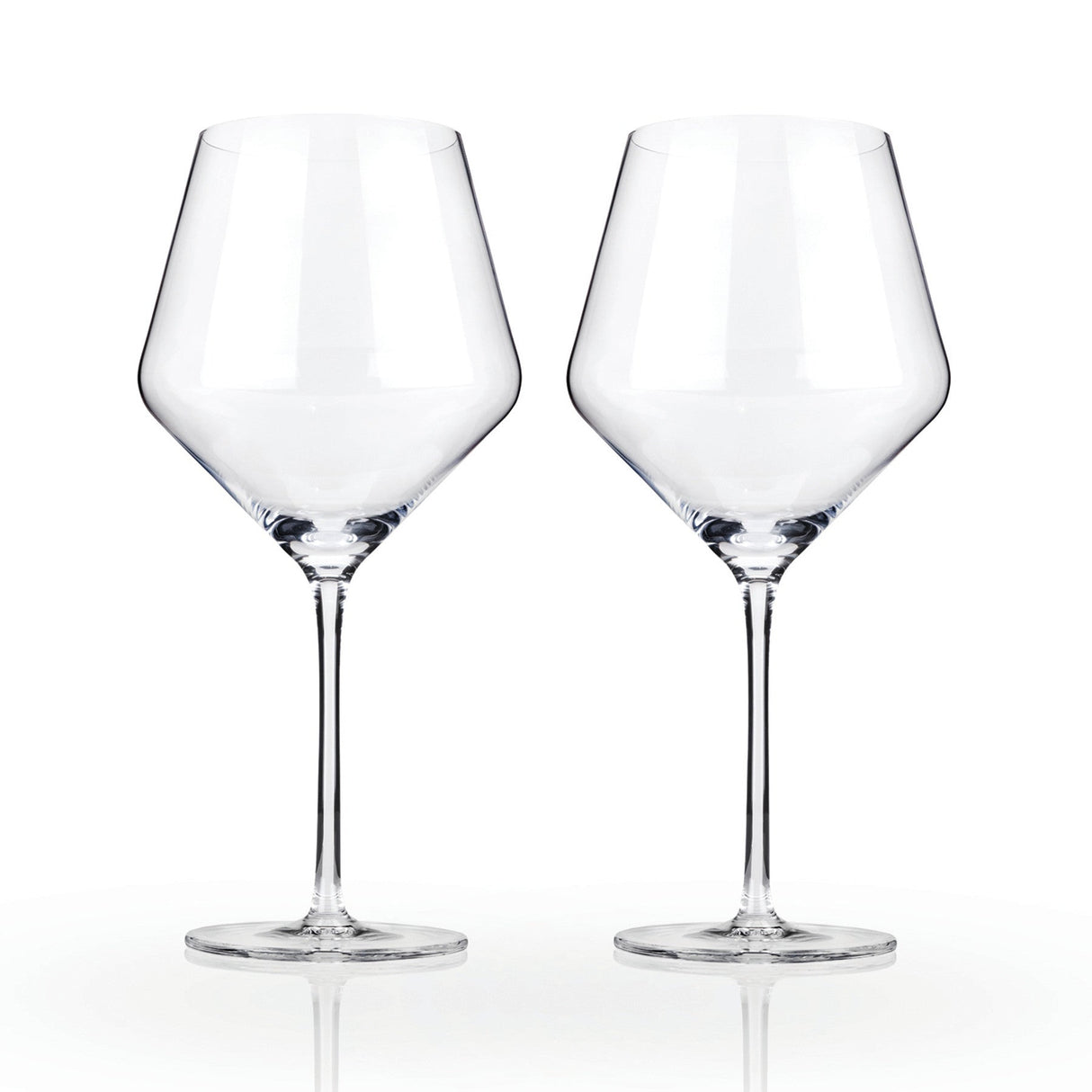 Raye Angled Crystal Burgundy Glasses Set of 2-product_type::stemmed_wine_glasses-Parc Decor