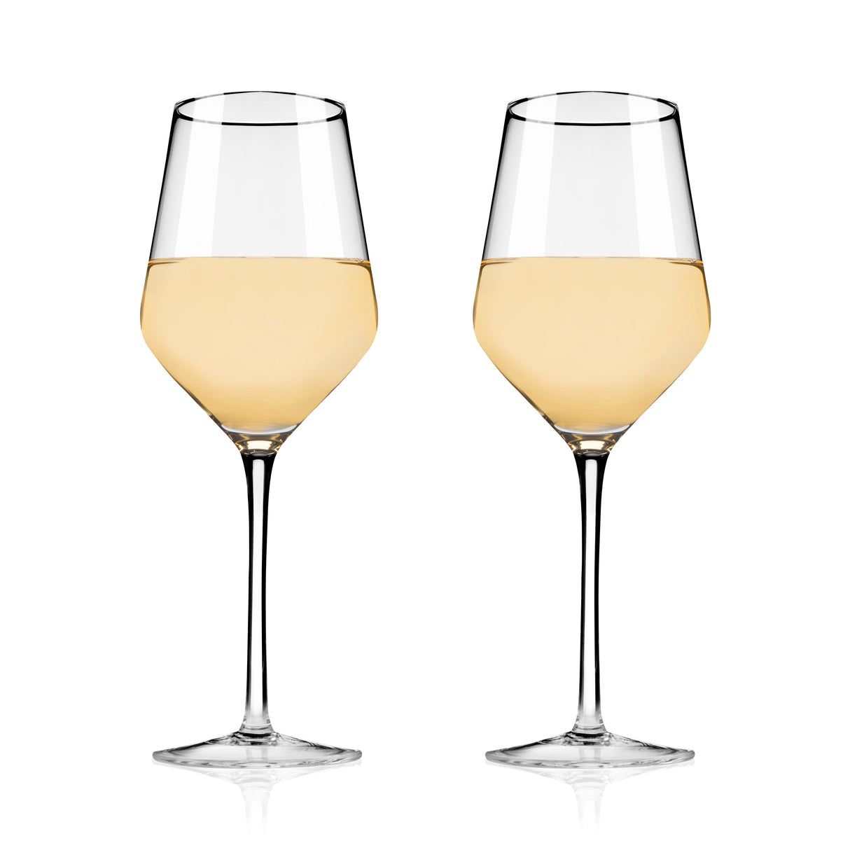 Raye Angled Crystal Chardonnay Glasses Set of 2