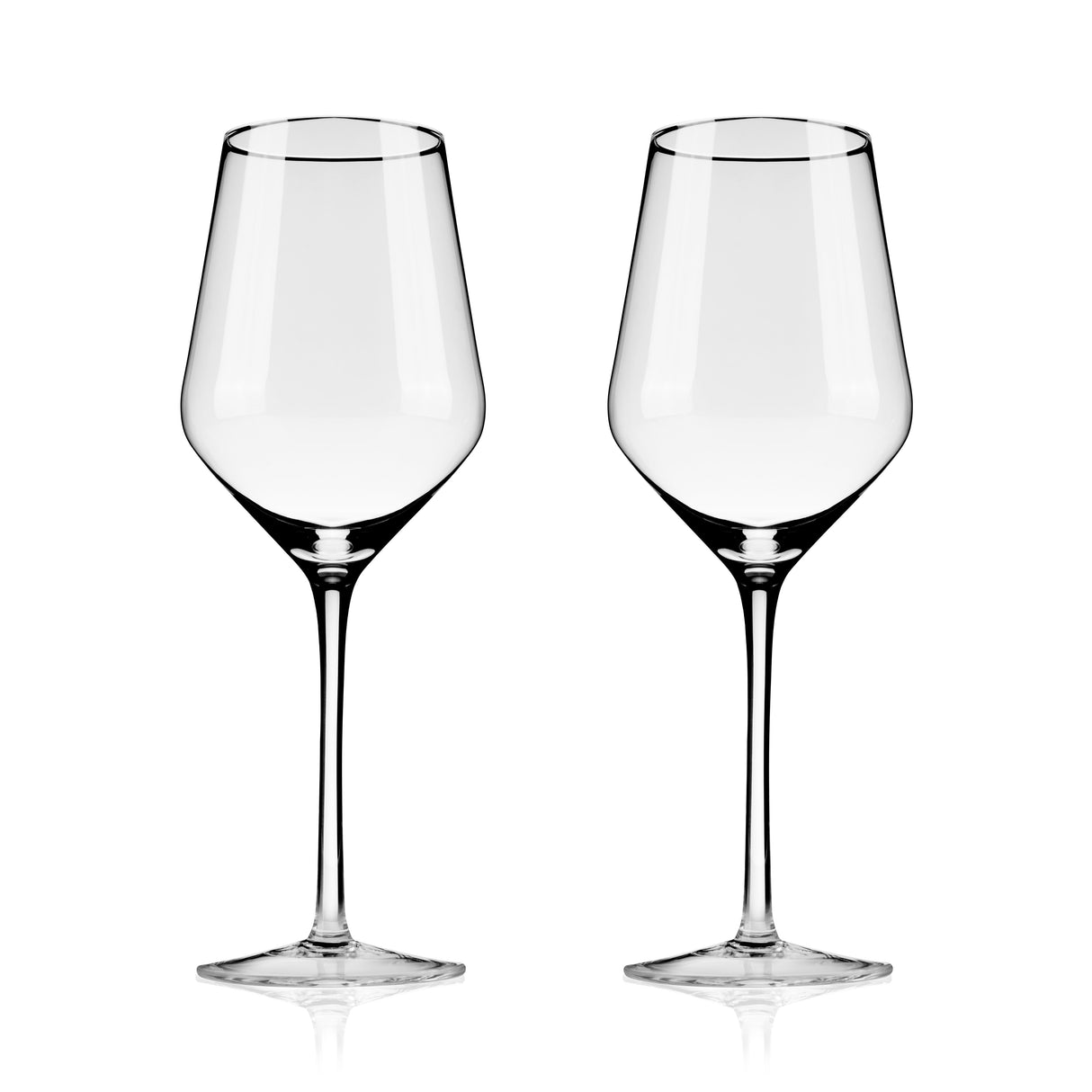 Raye Angled Crystal Chardonnay Glasses Set of 2
