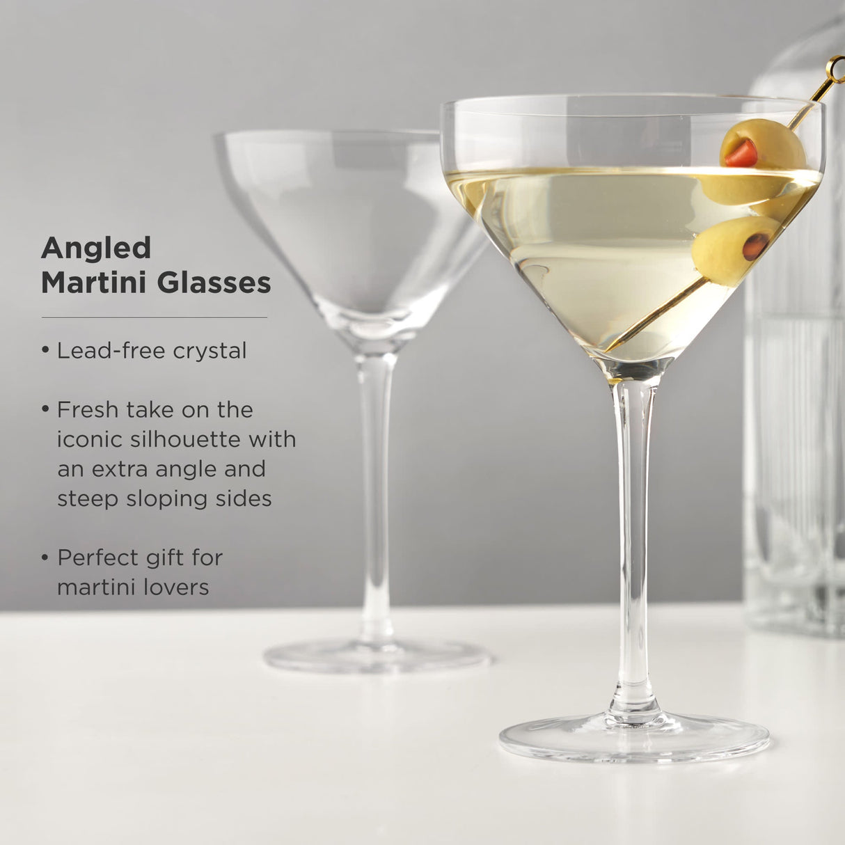 Raye Angled Crystal Martini Glasses Set of 2-product_type::stemmed_cocktail_glasses-Parc Decor
