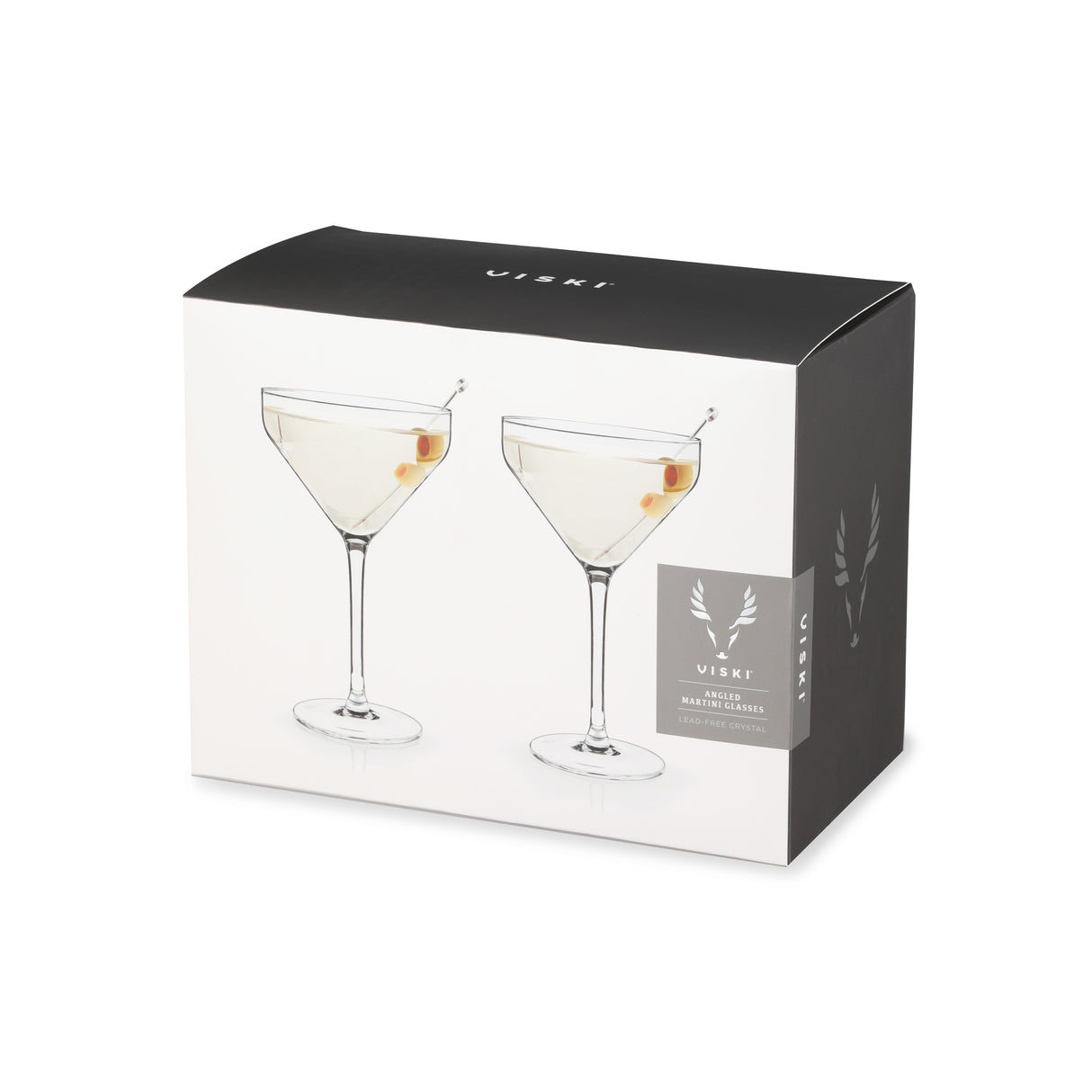 Raye Angled Crystal Martini Glasses Set of 2-product_type::stemmed_cocktail_glasses-Parc Decor