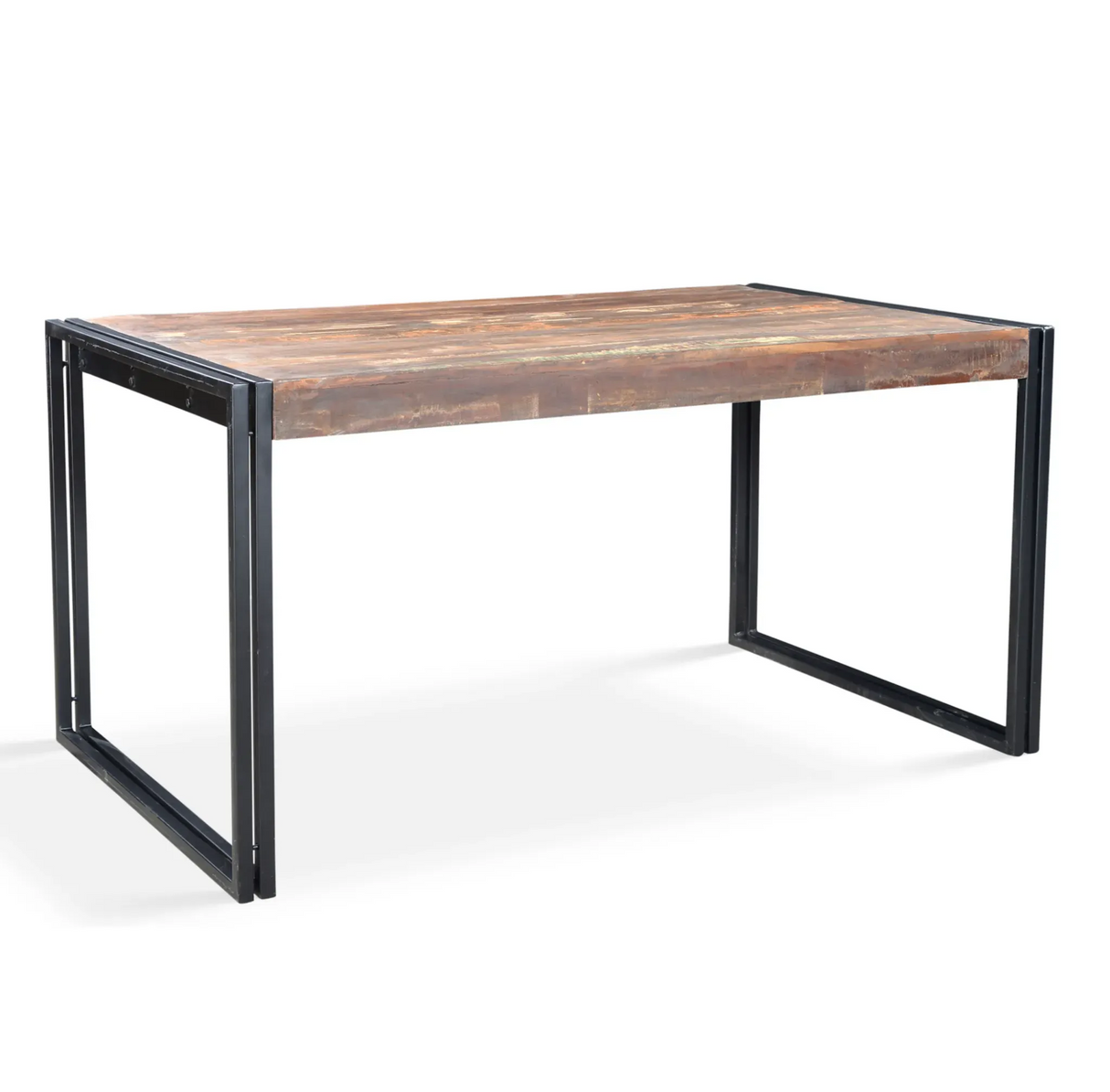 Reclaimed Wood Dining Table with Metal Legs-Dining Table-Parc Decor