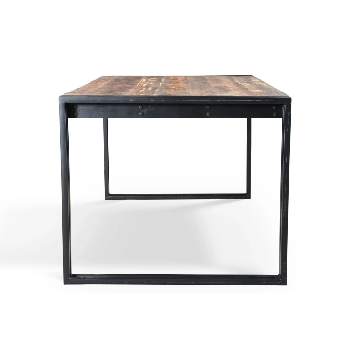 Reclaimed Wood Dining Table with Metal Legs-Dining Table-Parc Decor