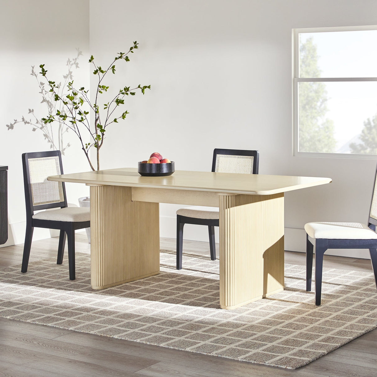 Reema Heath Scandinavian Dining Table and Desk-Dining / Kitchen-Parc Decor