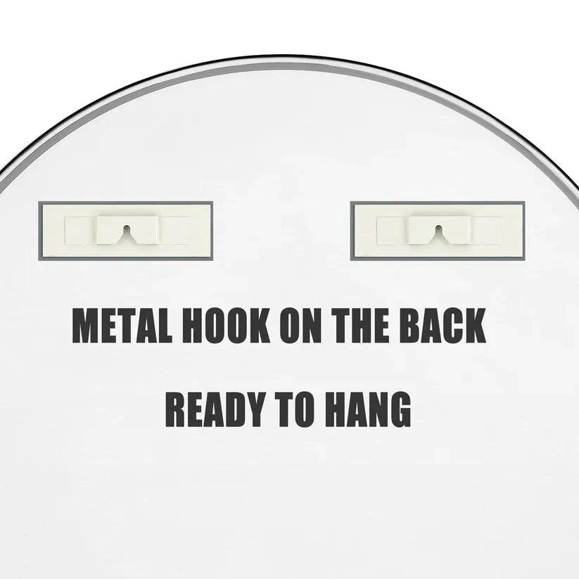 Reflections Sleek Modern Black Aluminum Framed Wall Mirror-镜子-Parc Decor