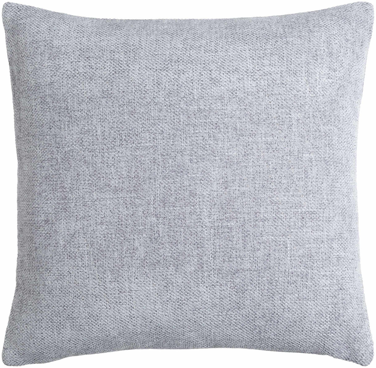 Reijo Silver&Blue Linen Look Accent Pillow-Throw Pillows-Parc Decor