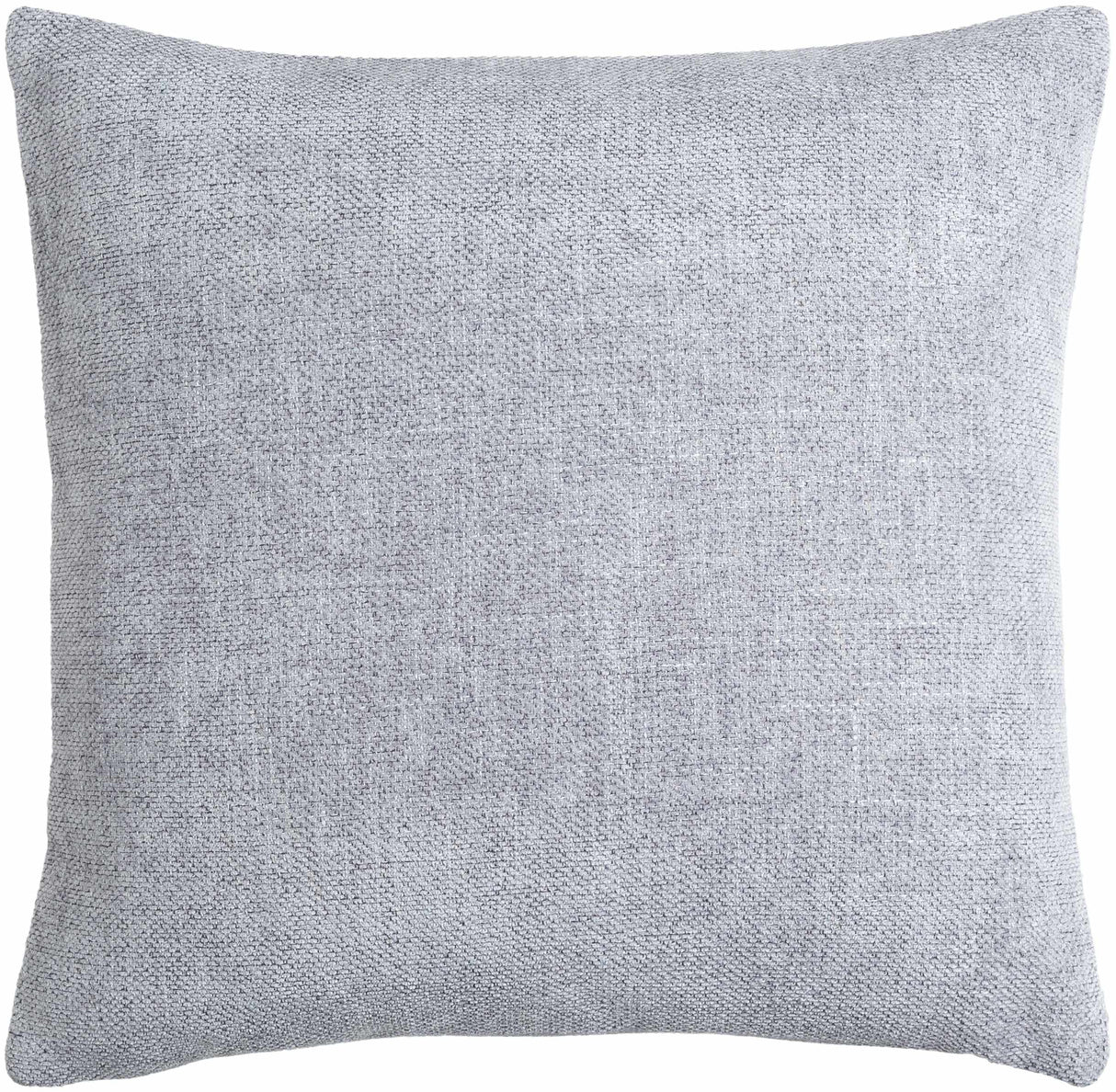 Reijo Silver&Blue Linen Look Accent Pillow-Throw Pillows-Parc Decor