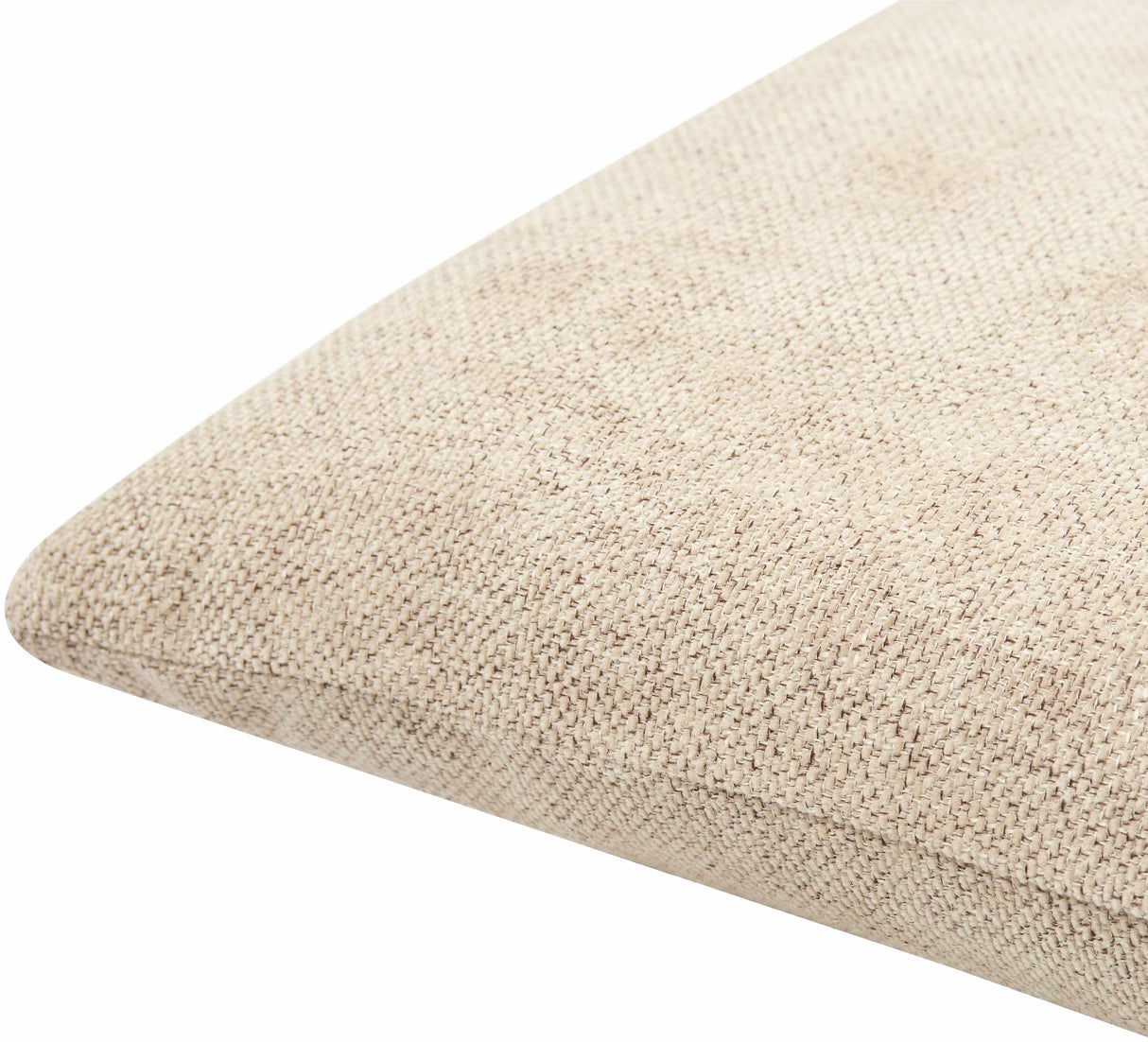 Reijo Tan Linen Look Accent Pillow-Throw Pillows-Parc Decor